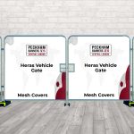 Heras Vehicle Gate Mesh Covers