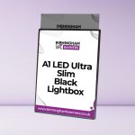 A1 LED Ultra Slim Black Lightbox