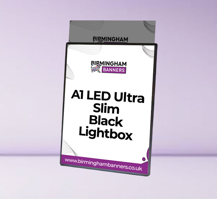 A1 LED Ultra Slim Black Lightbox