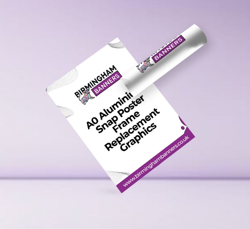 A0 Aluminium Snap Poster Frame Replacement Graphics