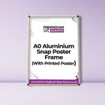 A0 Aluminium Snap Poster Frame (With Printed Poster)