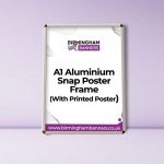 A1 Aluminium Snap Poster Frame (With Printed Poster)