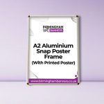 A2 Aluminium Snap Poster Frame (With Printed Poster)