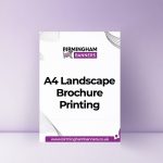 A4 Landscape Brochure Printing