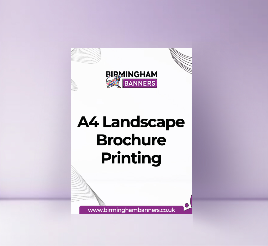 A4 Landscape Brochure Printing