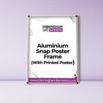 Aluminium Snap Poster Frame (With Printed Poster)