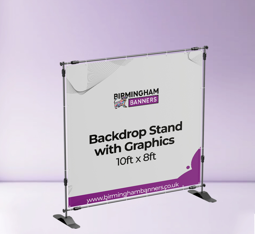 Backdrop Stand With Graphics (10ft x 8ft)