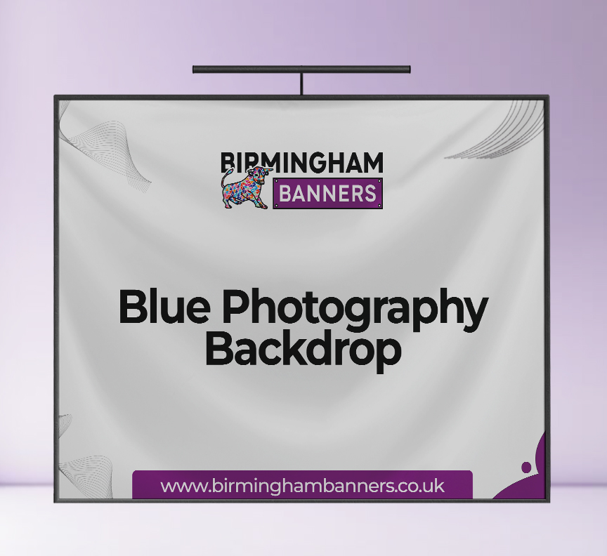 Blue Photography Backdrop