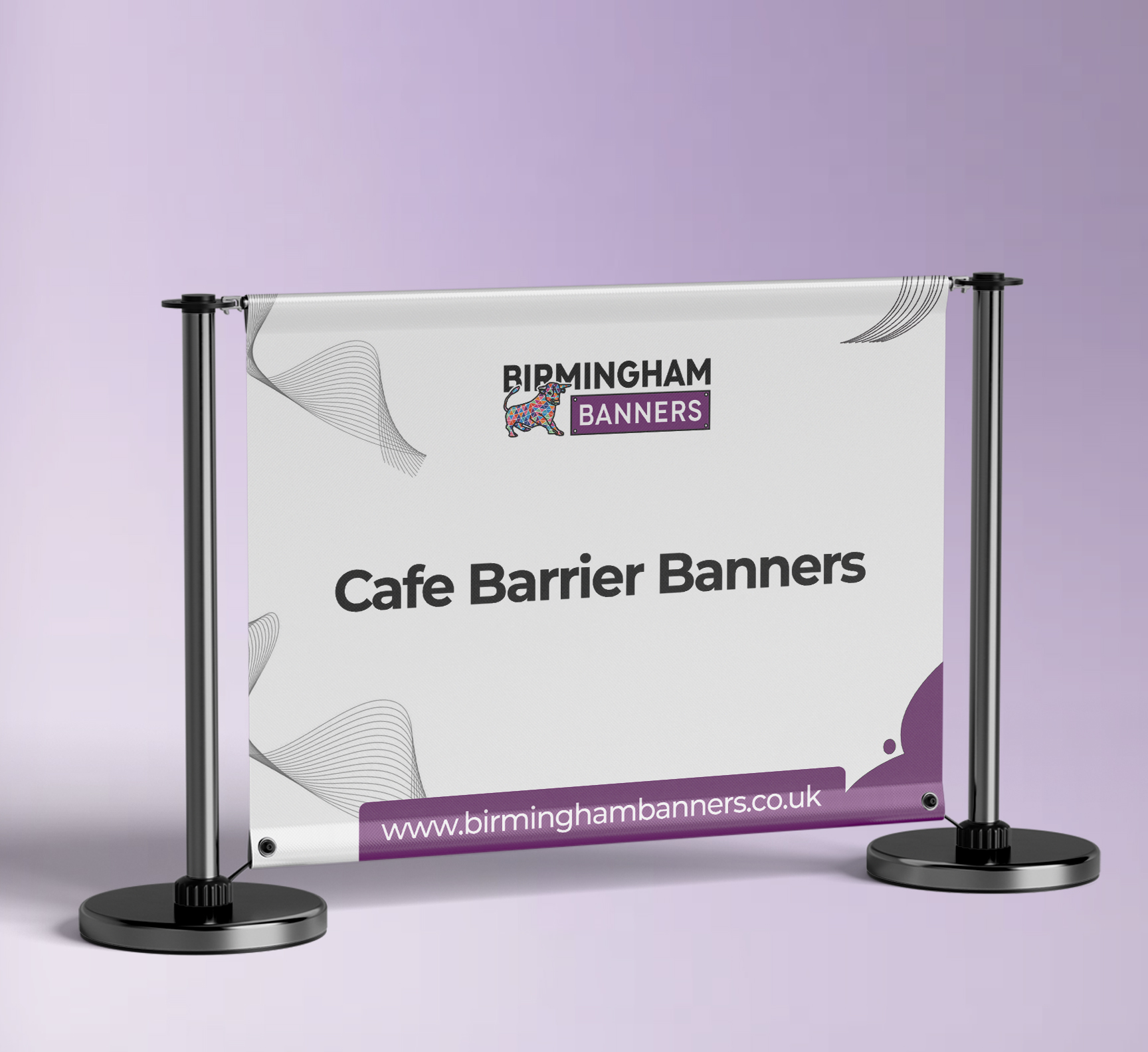 Cafe Barrier Banners