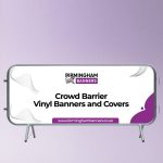 Crowd Barrier Vinyl Banners and Covers