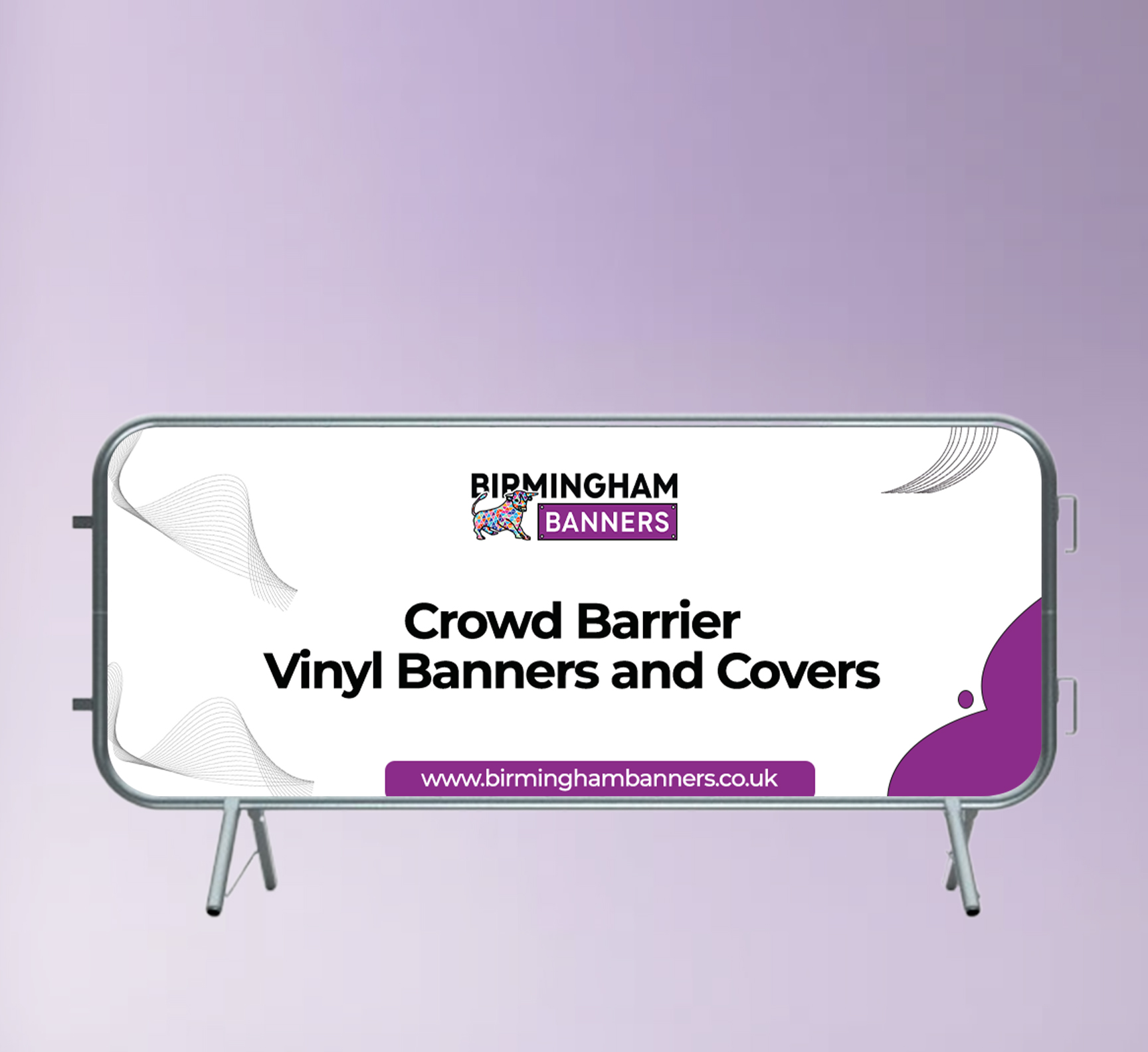 Crowd Barrier Vinyl Banners and Covers