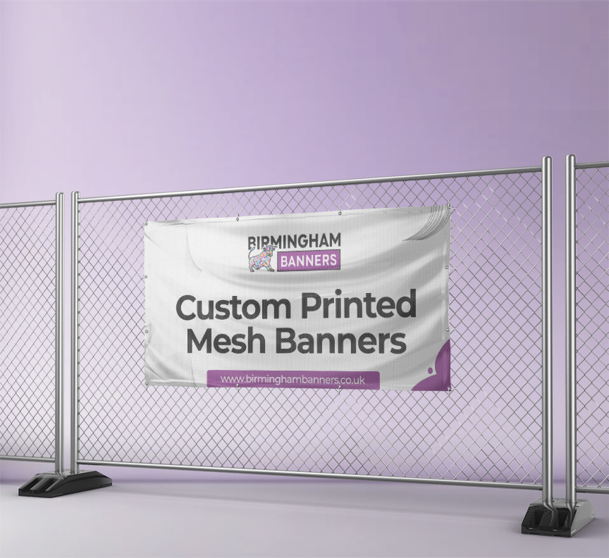 Custom Printed Mesh Banners