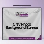 Grey Photo Background Banner