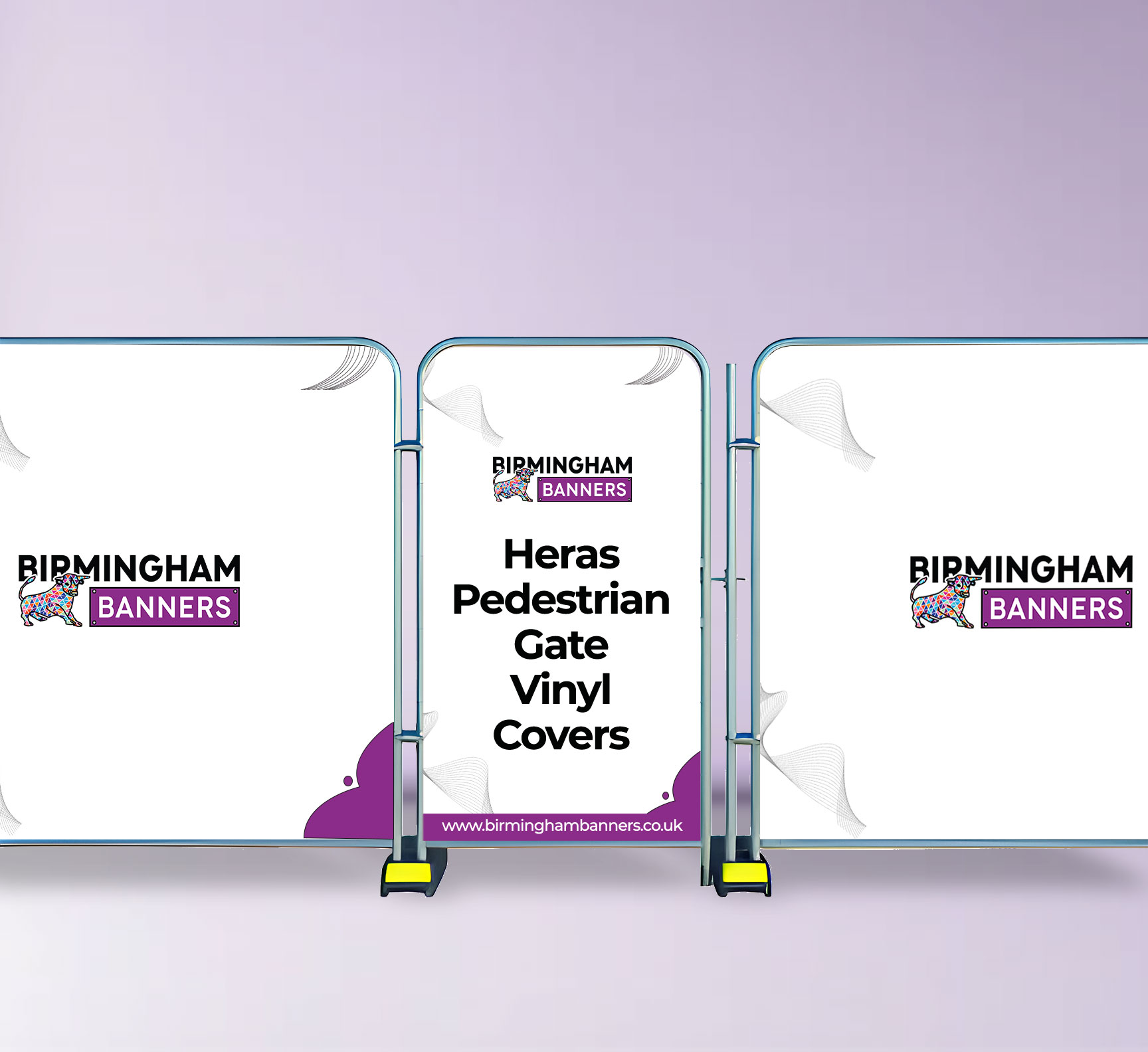 Heras Pedestrian Gate Vinyl Covers