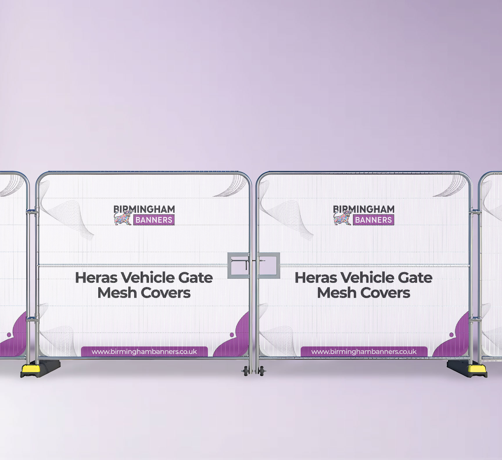 Heras Vehicle Gate Mesh Covers