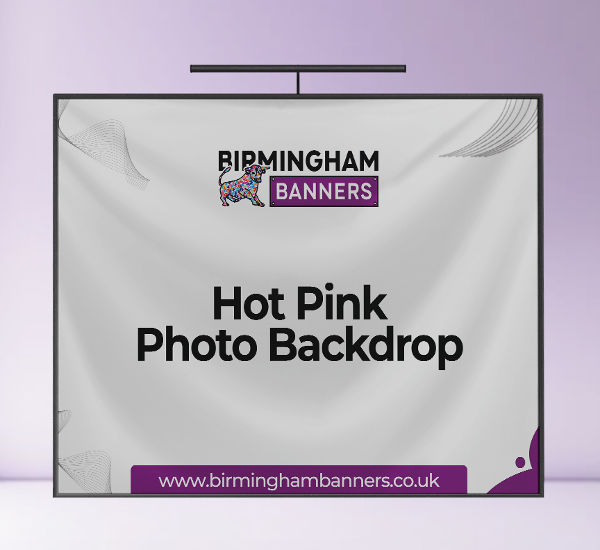 Hot Pink Photo Backdrop