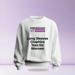 Long Sleeves Graphics Tees for Women