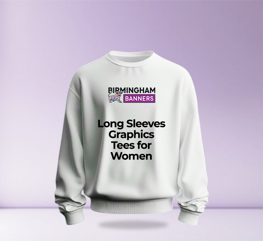 Long Sleeves Graphics Tees for Women