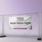 Mesh Fence Signs