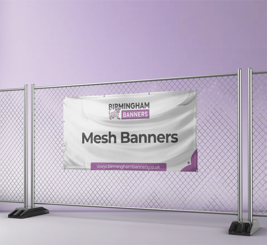 Mesh Banners Four Oaks