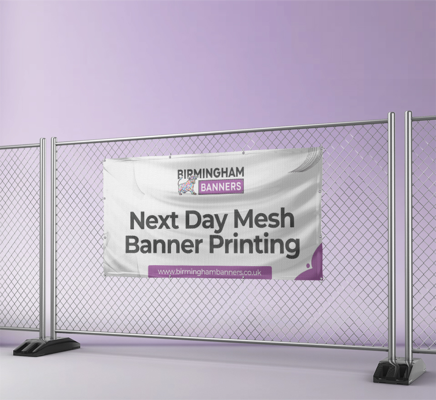 Next Day Mesh Banner Printing