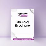 No Fold Brochure