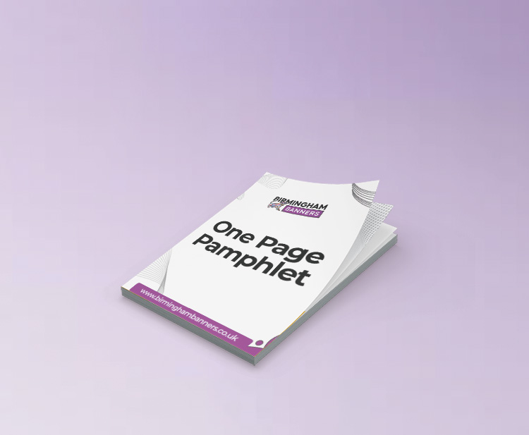 One Page Pamphlet