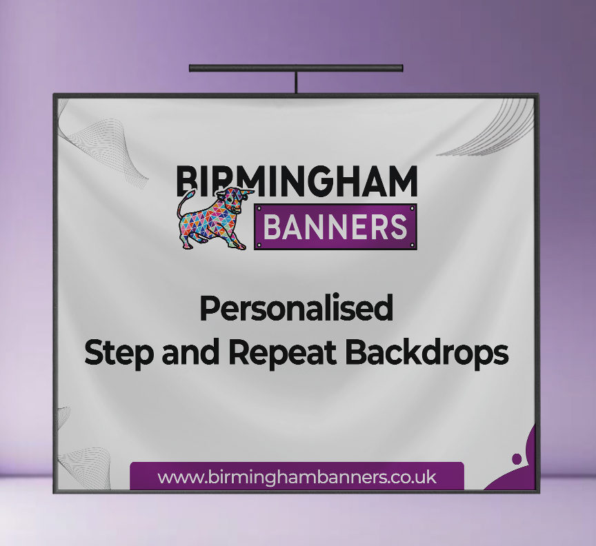 Personalised Step and Repeat Backdrops