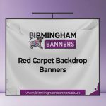 Red Carpet Backdrop Banners