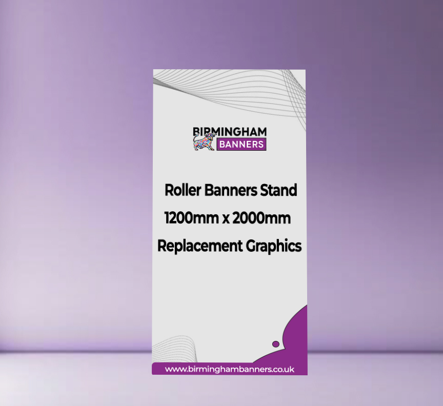 Roller Banner Stand 1200mm x 2000mm Replacement Graphics