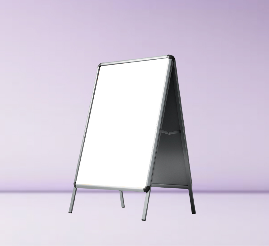 Sandwich Pavement A-frame Sign Board 900mm x 600mm (Frame Only)