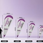 Tear Drop Flags