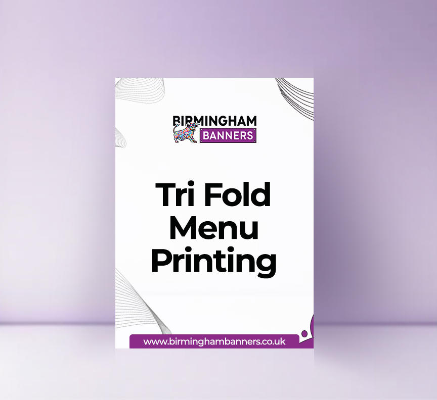 Tri Fold Menu Printing