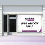 Vinyl Window Signs