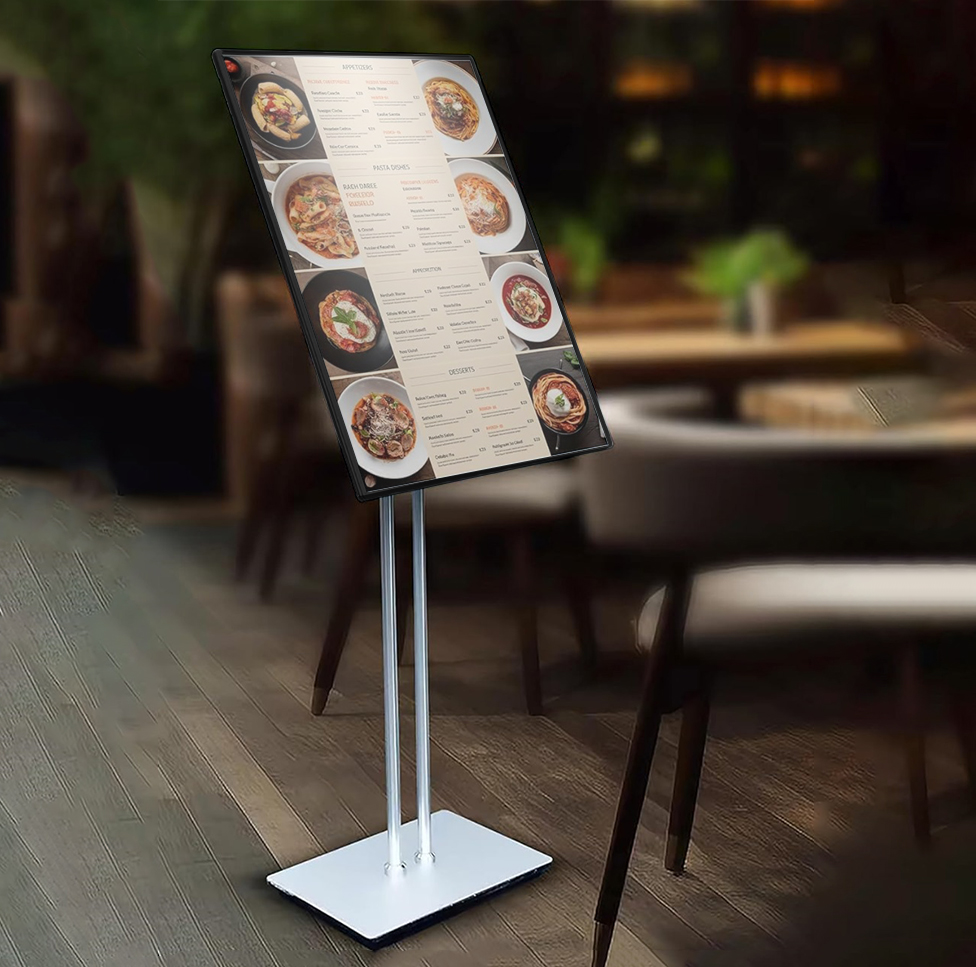 A1 LED Illuminated Floor Standing Sign Board