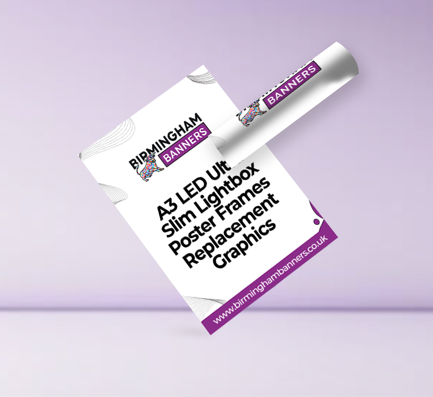 A3 Ultra Slim LED Frames Replacement Graphics