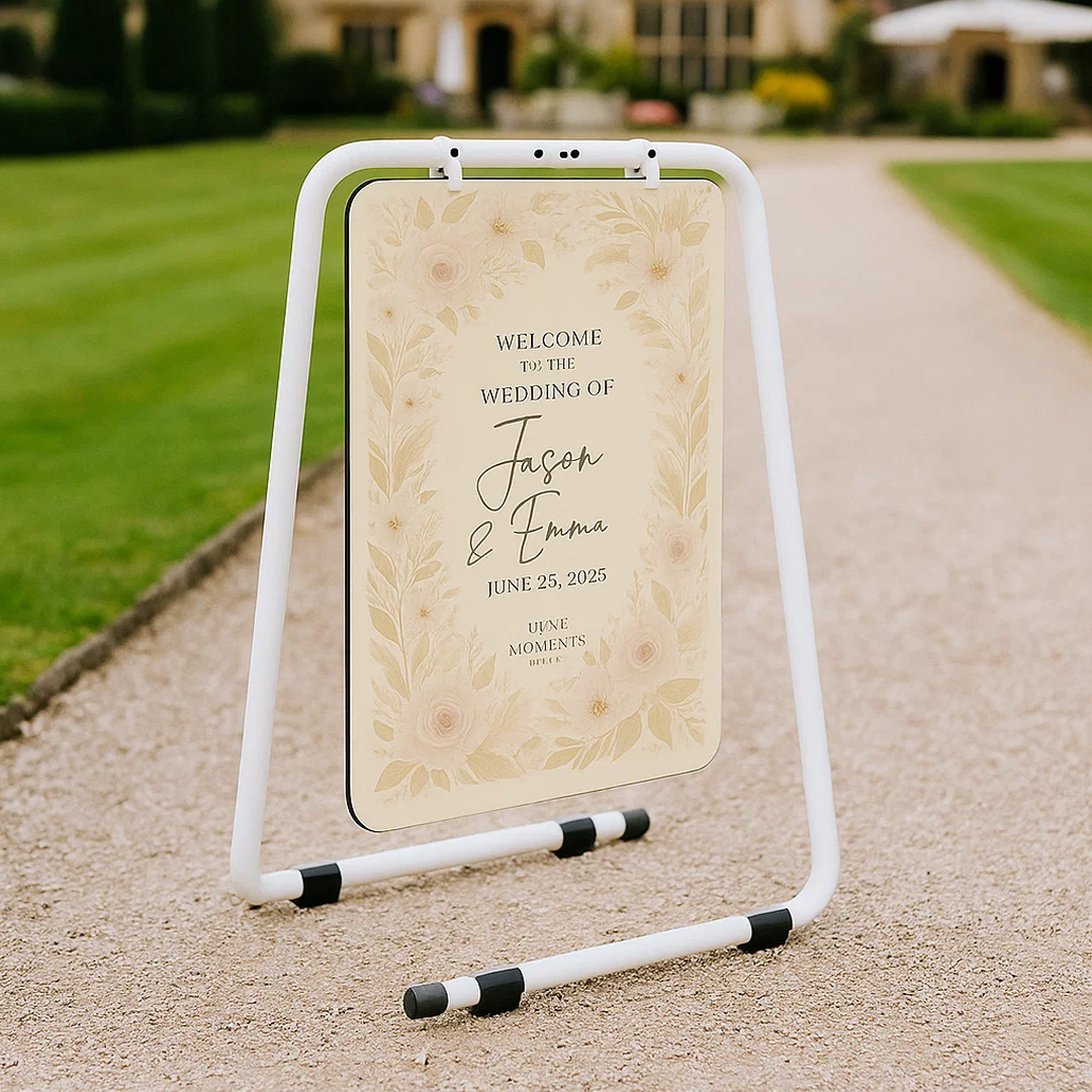A1 Iron Pavement Swing Sign Printed With Graphics