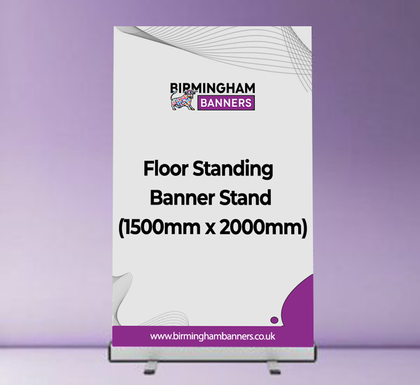 Floor Standing Banner Stand (1500mm x 2000mm)