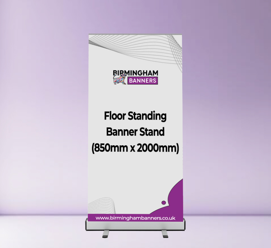 Floor Standing Banner Stand (850mm x 2000mm)