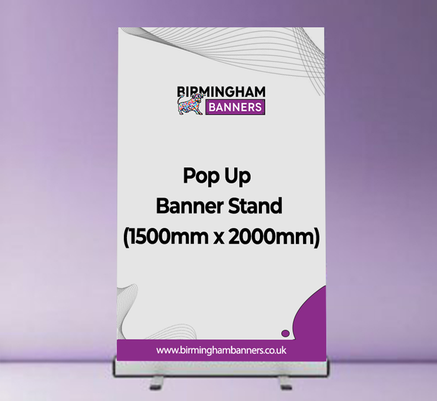 Pop Up Banner Stand (1500mm x 2000mm)