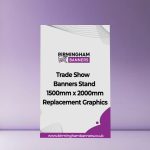Trade Show Banner Stand 1500mm x 2000mm Replacement Graphics