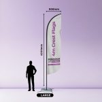 4m Crest Flags