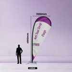 4m Tear Drop Flags
