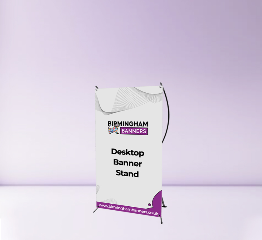 Desktop Banner Stand